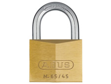 ABUS 65/45mm Brass Padlock Carded