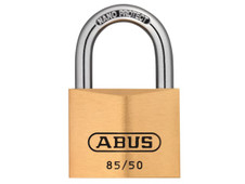ABUS 85/50mm Brass Padlock Carded