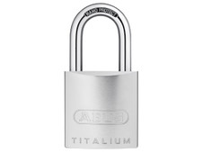 ABUS 86TI/45mm TITALIUM Padlock Without Cylinder