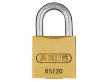 ABUS 65/20mm Brass Padlock Keyed Alike 203