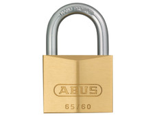 ABUS Mechanical 12007 65/60mm Brass Padlock Keyed Alike 6602 - ABUKA12007 - main image