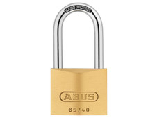 ABUS Mechanical 12012 65/40mm Brass Padlock 40mm Long Shackle Keyed Alike 6404 - ABUKA12012 - main image