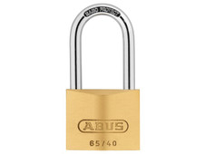 ABUS 65/40mm Brass Padlock 40mm Long Shackle Keyed Alike 6406