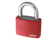 ABUS Mechanical 49940 T65AL/40mm My Lock Aluminium Padlock Red Keyed Alike 6401 - ABUKA49940 - main image