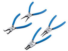 BlueSpot Tools 8702 Circlip Pliers Set, 4 Piece