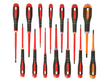 Bahco BE-9876S BE-9872 ERGO Screwdriver Set, 14 Piece