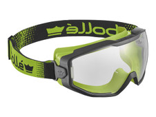 Bolle Safety SPECTN11W Spectrum Platinum Clear Sealed Safety Googles, Black/Green