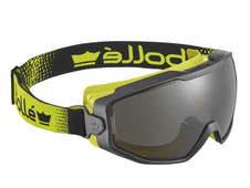 Bolle Safety SPECTN20W Spectrum Platinum Smoke Vented Safety Googles, Black/Yellow
