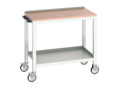 Bott 16922701.16 Verso Mobile Welded Bench, Multiplex Wood Top 1000 x 600mm