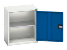 Bott 16929001.11 Verso Economy Wall Cupboard 1 Shelf 525mm Gentian Blue