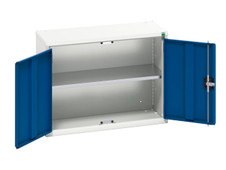 Bott 16929101.11 Verso Economy Wall Cupboard 1 Shelf 800mm Gentian Blue