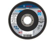 Bosch 2608605451 PRO X571 Flap Disc, Angled 115 x 22.23 x G60