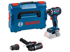Bosch 06019K6204 GSR 18V-90 FC Pro FlexiClick Drill Driver + 2 Attachments in Case 18V Bare Unit - BSH6019K6204 - main image