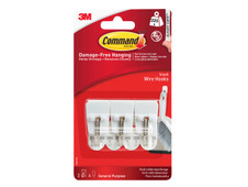 Command 7100380834 Small Wire Hooks x 3 17067
