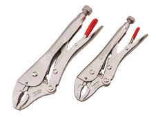 Crescent CLP2SETN-08 Curved Jaw Locking Pliers with Wire Cutter Set, 2 Piece