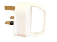 Dencon 1650NB Easy Pull Plug 13A White