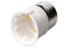 Dencon 1944NB E27 to B22 Adaptor White