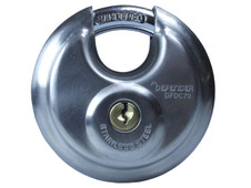 DEFENDER DFDC70T Diskus® Padlock Twin Pack 70mm - DEFDC70T - main image