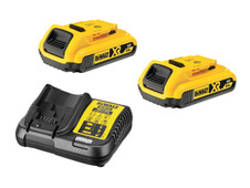 DeWalt . DCB183 2C 18V Battery & Charger Pack - 2 x 2Amp Batteries + 1 x DCB112 Charger