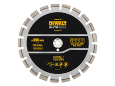 DeWalt DT20467-QZ ELITE SERIES™ Asphalt Diamond Segmented Wheel 350 x 25.4mm