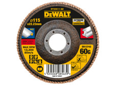 DeWalt DT30611-QZ Extreme Flap Disc 115 x 22.2mm 60G