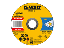 DeWalt DT43921 Metal Cut Off Disc 115 x 1.2 x 22.23mm (Pack 10)