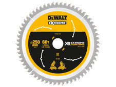 DeWalt DT99573-QZ Extreme Runtime FlexVolt Mitre Saw Blade 250 x 30mm x 60T
