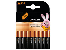 Duracell S30950 AAA Cell Plus with Power Boost Batteries (Pack 16)