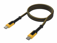 DeWalt USB C to USB C 100W Reinforced Charging Cable 1.2m (4ft)