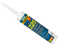 Everbuild Sika 486133 Everflex 225 Industrial & Glazing Silicone Black 295ml