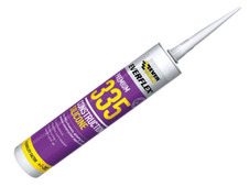 Everbuild Sika 880243 Everflex 335 Construction Silicone White 295ml