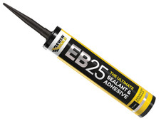 Everbuild Sika 605669 EB25 Hybrid Sealant Adhesive Black 300ml