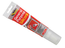 Everbuild Sika 907256 Easi-squeeze General Purpose Silicone Clear 80ml