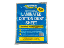 Everbuild Sika 484992 Laminated Cotton Dust Sheet 3.6 x 2.7m
