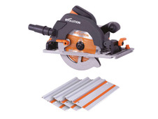 Evolution 027-0002 R185CCSX Circular Track Saw Kit 185mm 1600W 110V