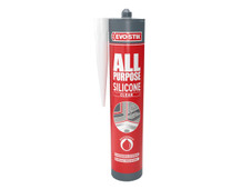 Evo-Stik 30613626 All Purpose Silicone Sealant Clear C20