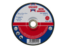 Faithfull Depressed Centre Metal Grinding Disc 180 x 6.5 x 22.23mm