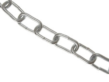 Faithfull Zinc Plated Chain 8mm x 10m Box - Max. Load 450kg