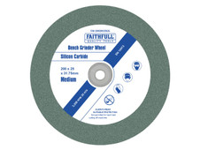 Faithfull General Purpose Grinding Wheel 200 x 25mm Green Grit