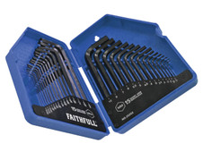 Faithfull FAIHKS30MAF Metric/Imperial Hex Key Set, 30 Piece - FAIHKS30MAF - main image