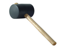 Faithfull FAIRMB214 Rubber Mallet - Black 567g (20oz)