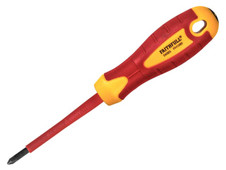 Faithfull VDE Soft Grip Screwdriver Phillips Tip PH1 x 80mm