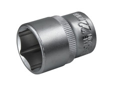 Faithfull Hex Socket 1/2in Drive 22mm