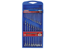 Faithfull Chrome Vanadium Comb Spanner Set, 25 Piece