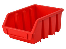 Faithfull Interlocking Storage Bin Size 2 Red 116 x 161 x 75mm