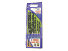Faithfull Lip & Spur Wood Drill Bit Set, 5 Piece