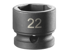 Facom NSS.22A 6-Point Stubby Impact Socket 1/2in Drive 22mm