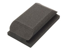 Flexipads World Class 56010 Hand Sanding Block Shaped Black 70 x 125mm