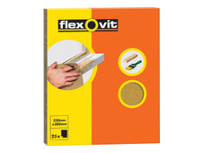 Flexovit 63642558233 Glasspaper Sanding Sheets 230 x 280mm Grade 1 (25)