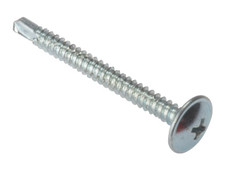 ForgeFix 100BPS4860ZP Baypole Self-Drill Screw Phillips Wafer Head ZP 4.8 x 60mm Box 100